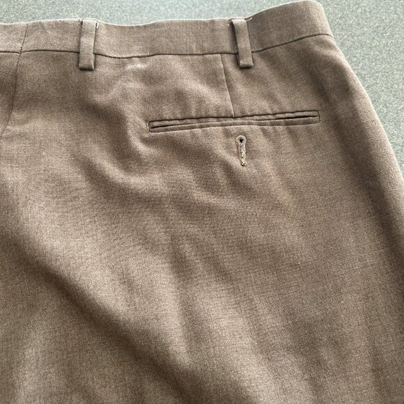 IZOD Men's Dress Pants - Brown - Size 40W/32L - Picture 8 of 10